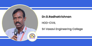 Sri Vasavi Engineering College, HOD-CIVIL: Dr.G.RadhaKrishnan Interview